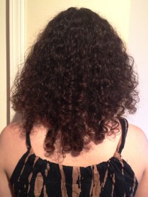 What my curls looked like after a VERY hot day at around 6pm