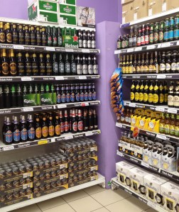 There were a couple gems like Leffe Brun and Hoegaarden, both of which I'd happily drink at home, but Tiger and Carlsberg seem to get the most attention around here