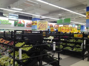 They have produce . . .