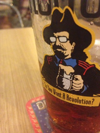 Artsy shot of my first pint